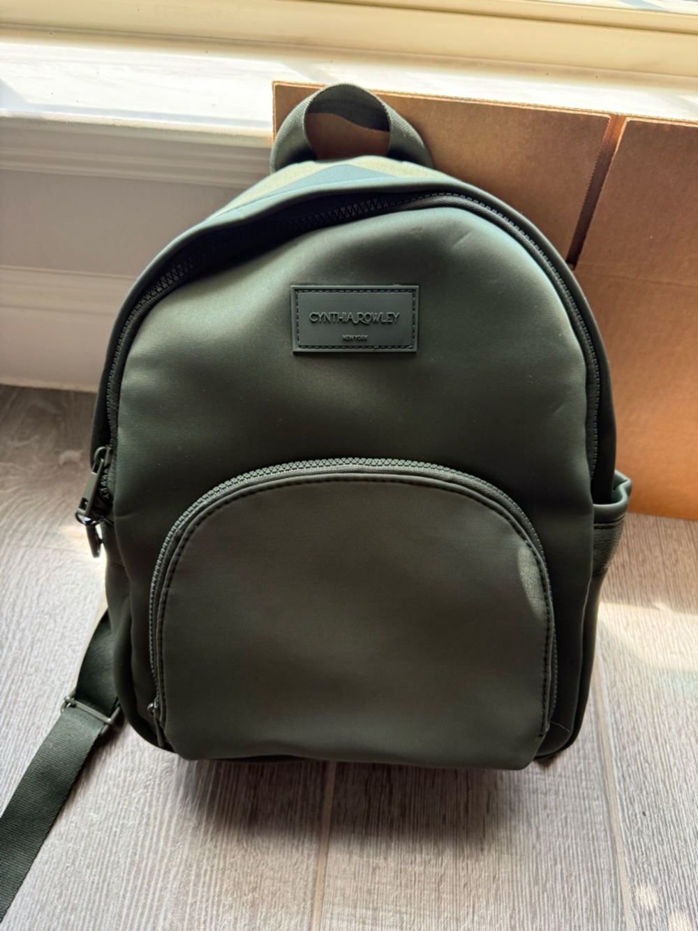 Cynthia Rowley Olive Green Small Men's Backpack